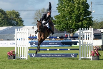 Mark Edwards storms to victory in the British Horse Feeds Speedi-Beet HOYS Grade C Qualifier at the South of England Show